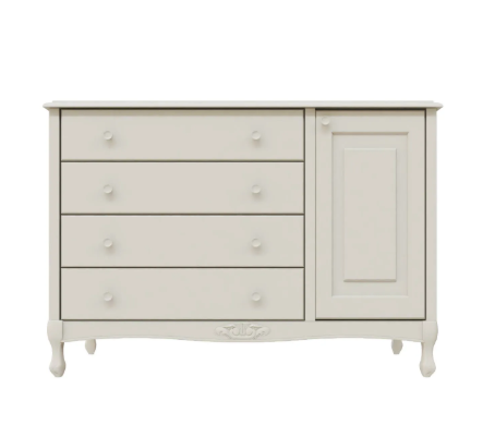 Cômoda Ópera 4 gavetas 1 porta - 526