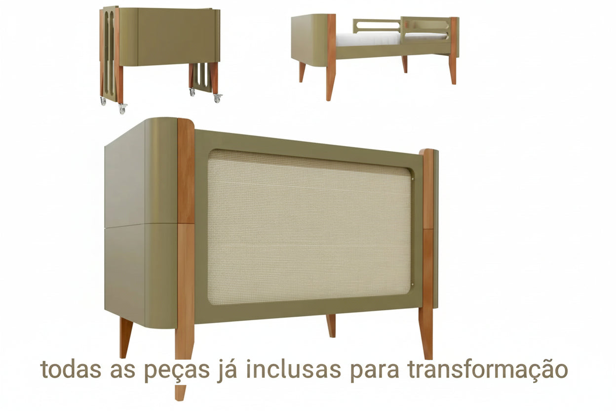 Berço Bô Palha 3 em 1 - 526