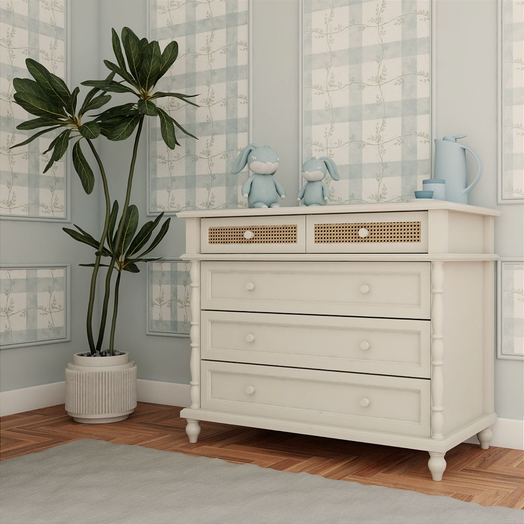 Cômoda Tressé – 5 Gavetas