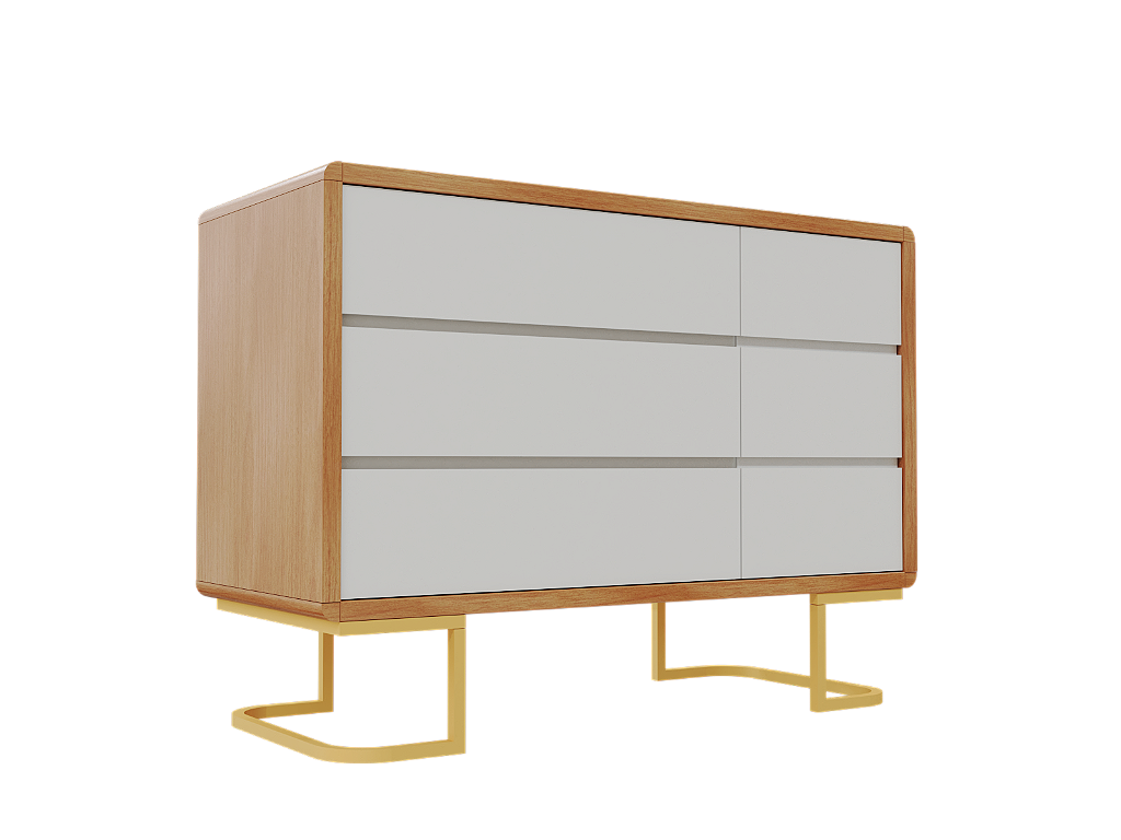 Cômoda Sonhos Up com Porta - Pés Metal - 526