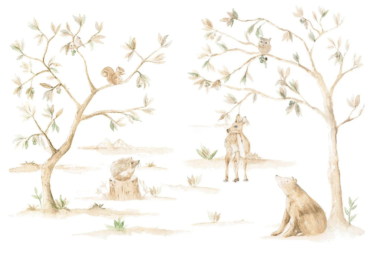 Papel de Parede Artes Animais