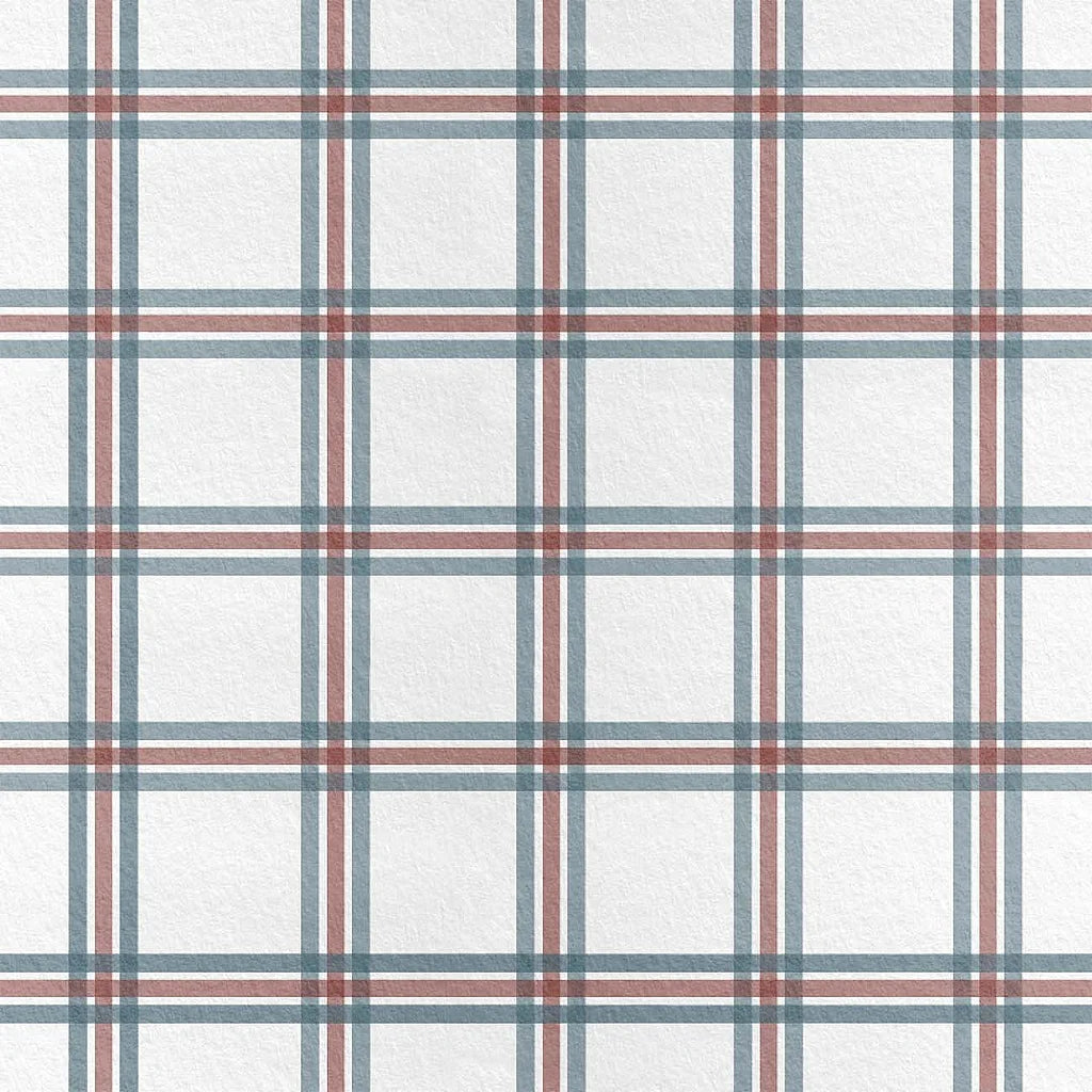 Papel de Parede Xadrez Náutico