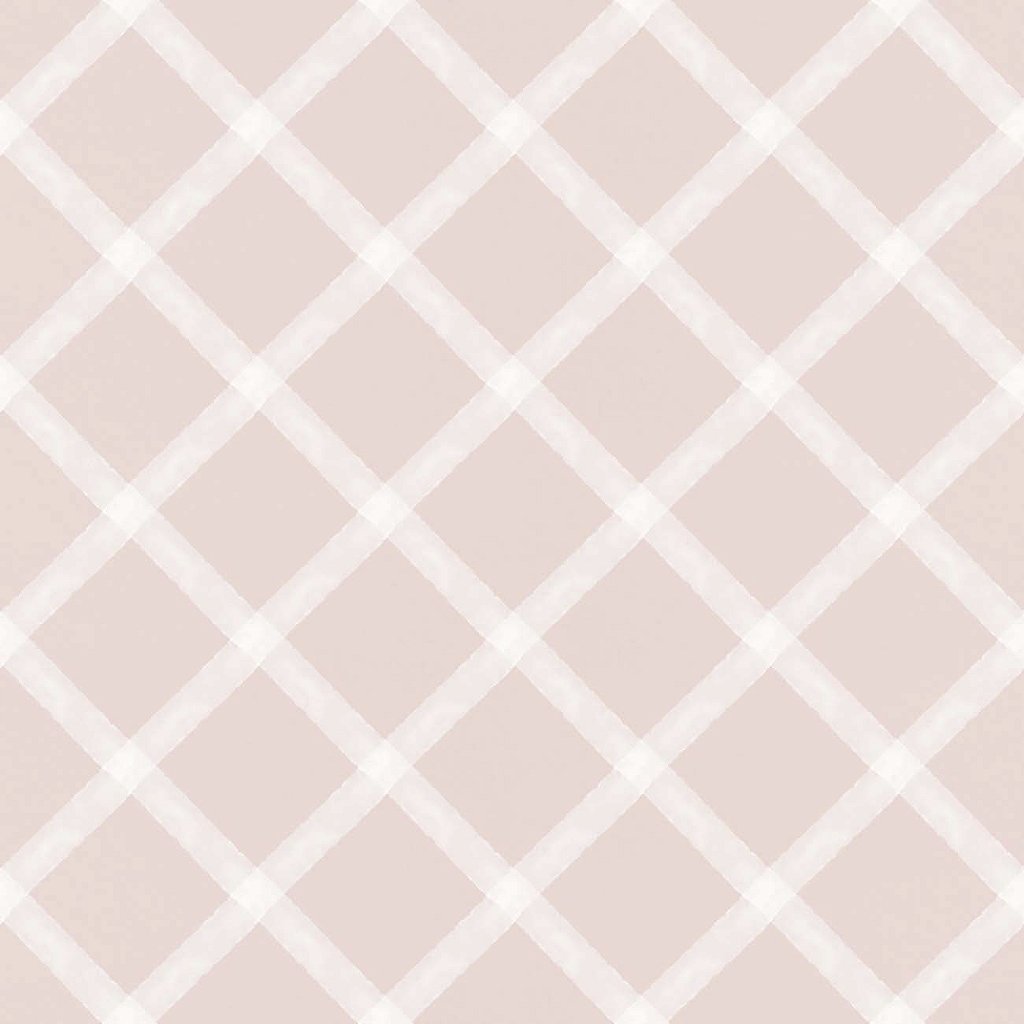 Papel de Parede Losango Essence Rosa/Branco