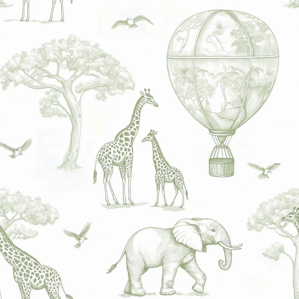 Papel de Parede Estampa Safari 2