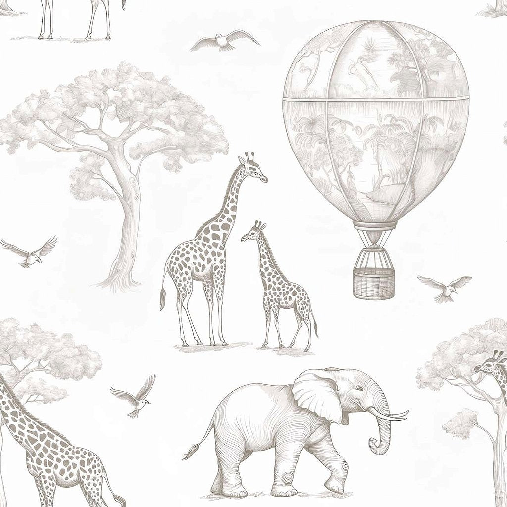 Papel de Parede Estampa Safari 2