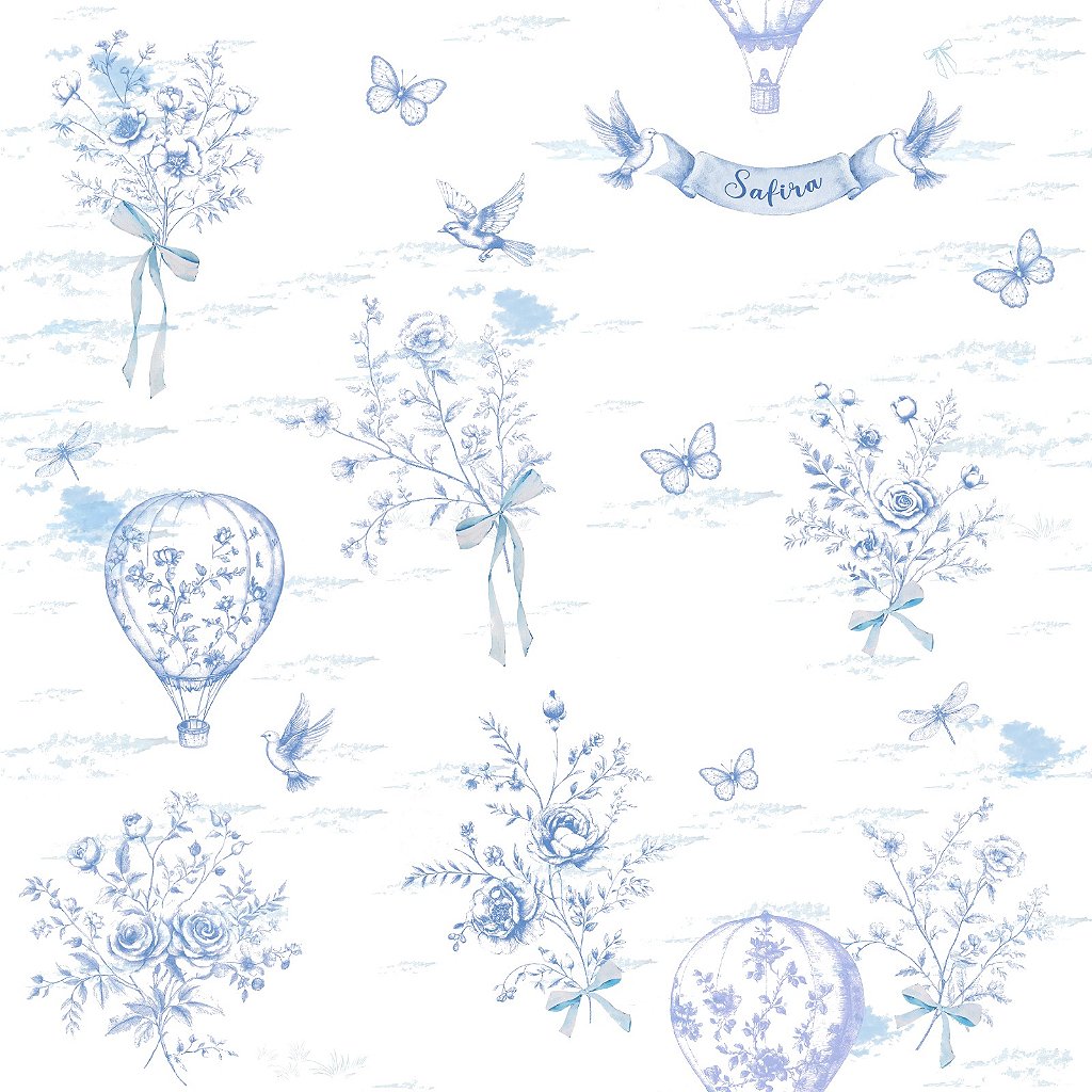 Papel de Parede Safira com nome personalizado