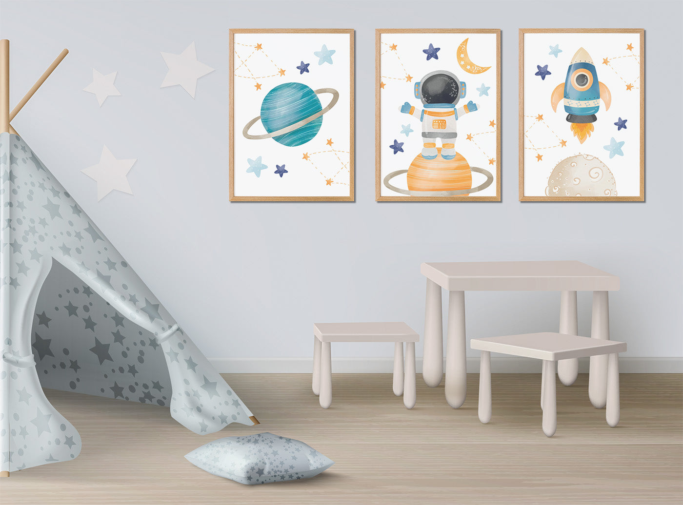 Quadros Decorativos Coleção Explorando o Universo