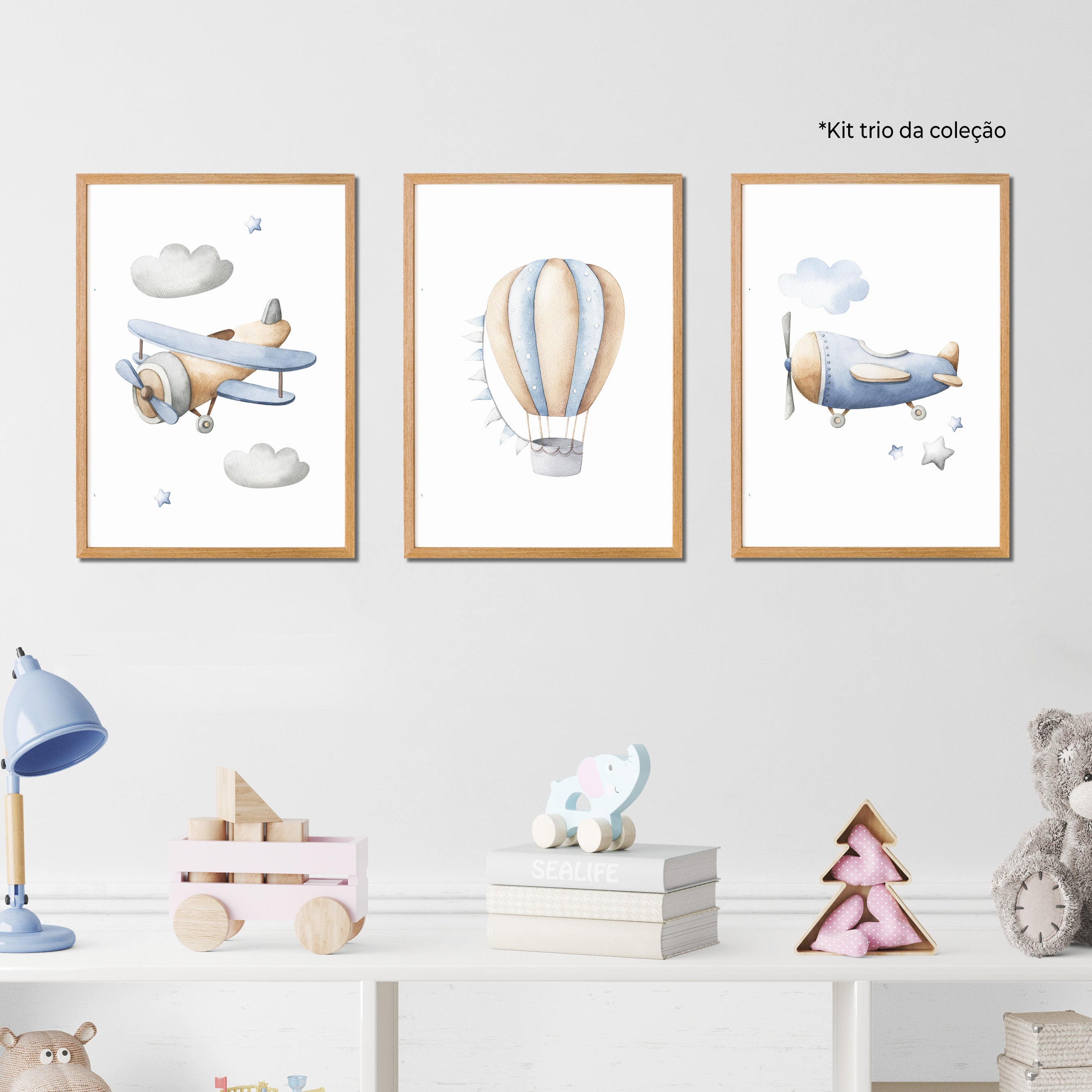 Quadros Decorativos Coleção Avião