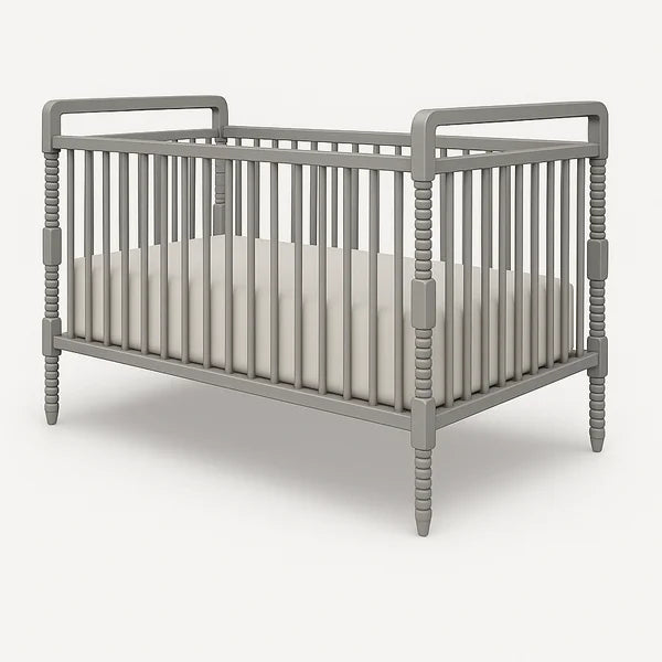 Berço Infantil Madeira Maciça Dot – Design Clássico para Quarto de Bebê - 521