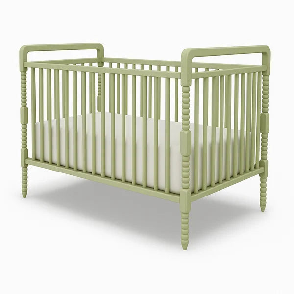 Berço Infantil Madeira Maciça Dot – Design Clássico para Quarto de Bebê - 521