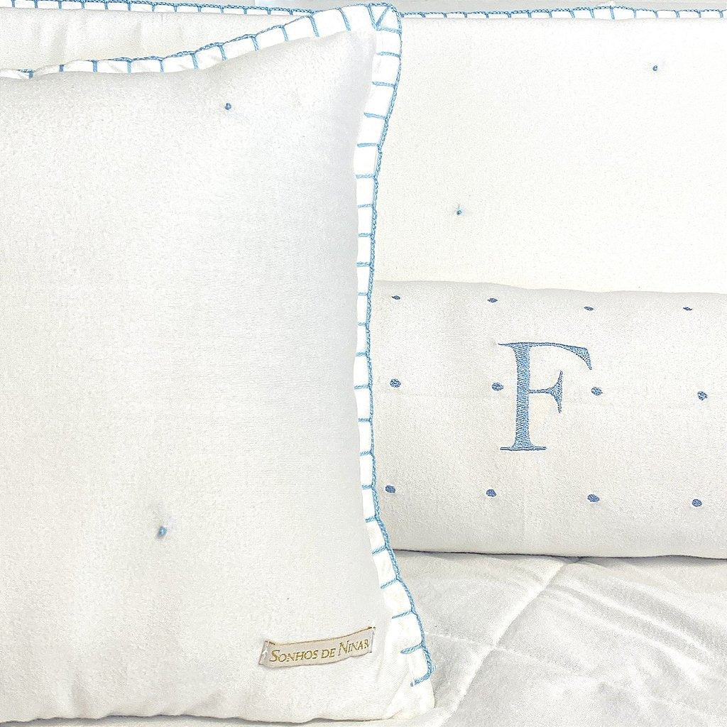 Kit Berço Toque de Seda com Inicial