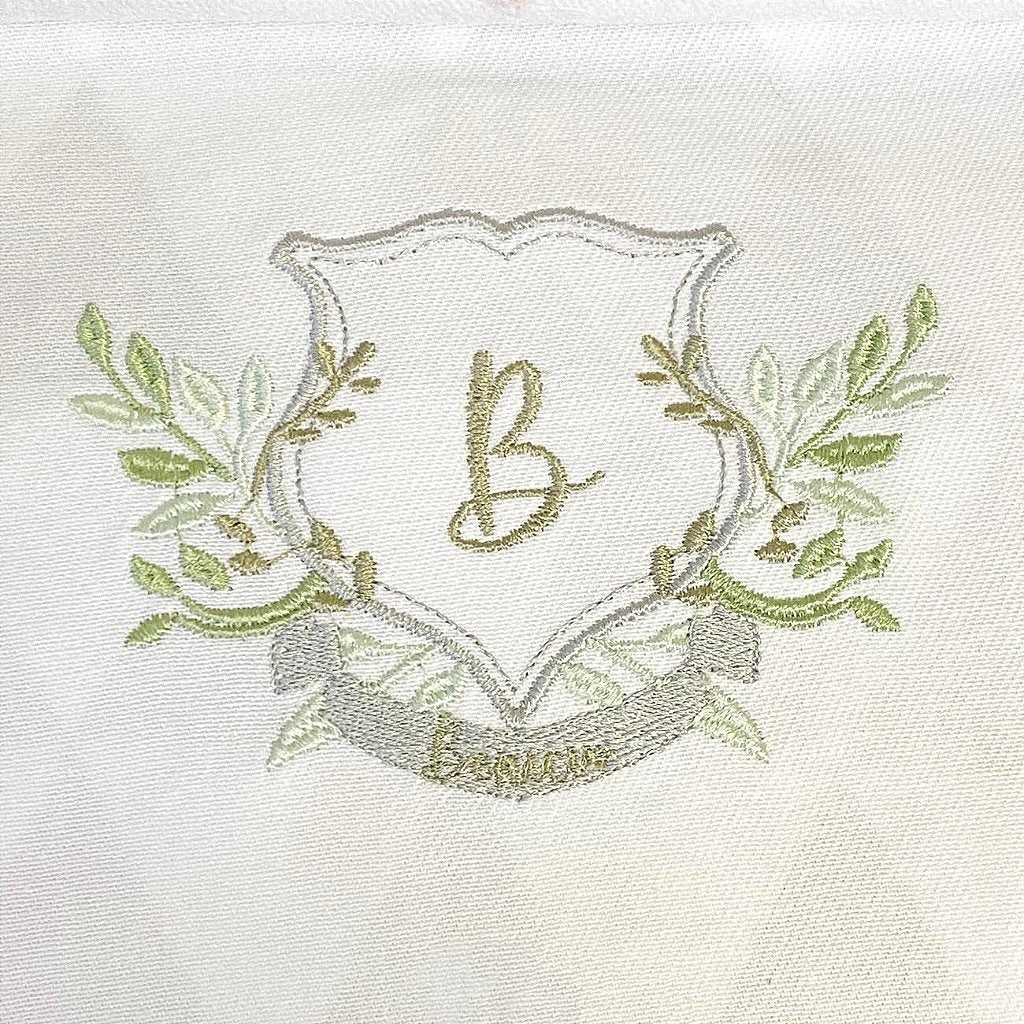 Jogo de Lençol para Berço Toque de Seda Personalizado com Bordado Nome