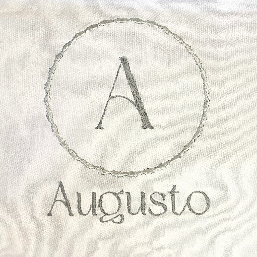 Jogo de Lençol para Berço Toque de Seda Personalizado com Bordado Nome