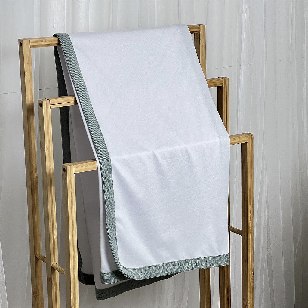 Cueiro Toque de Seda com Tricô - Cores Meninos