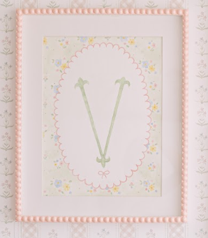 Quadro Avulso Bubble com Inicial Personalizada SDN