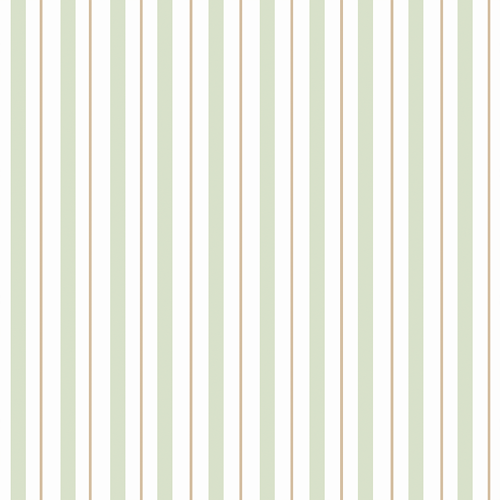 Papel de Parede Listras verde e bege