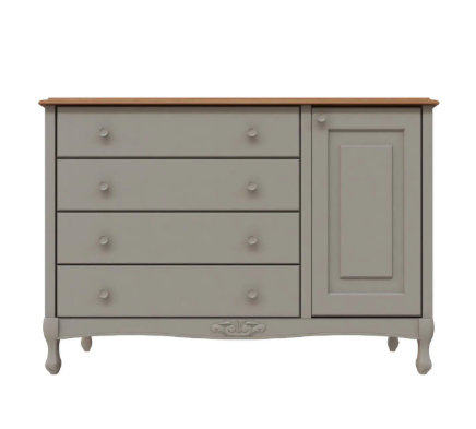 Cômoda Ópera 4 gavetas 1 porta - 526