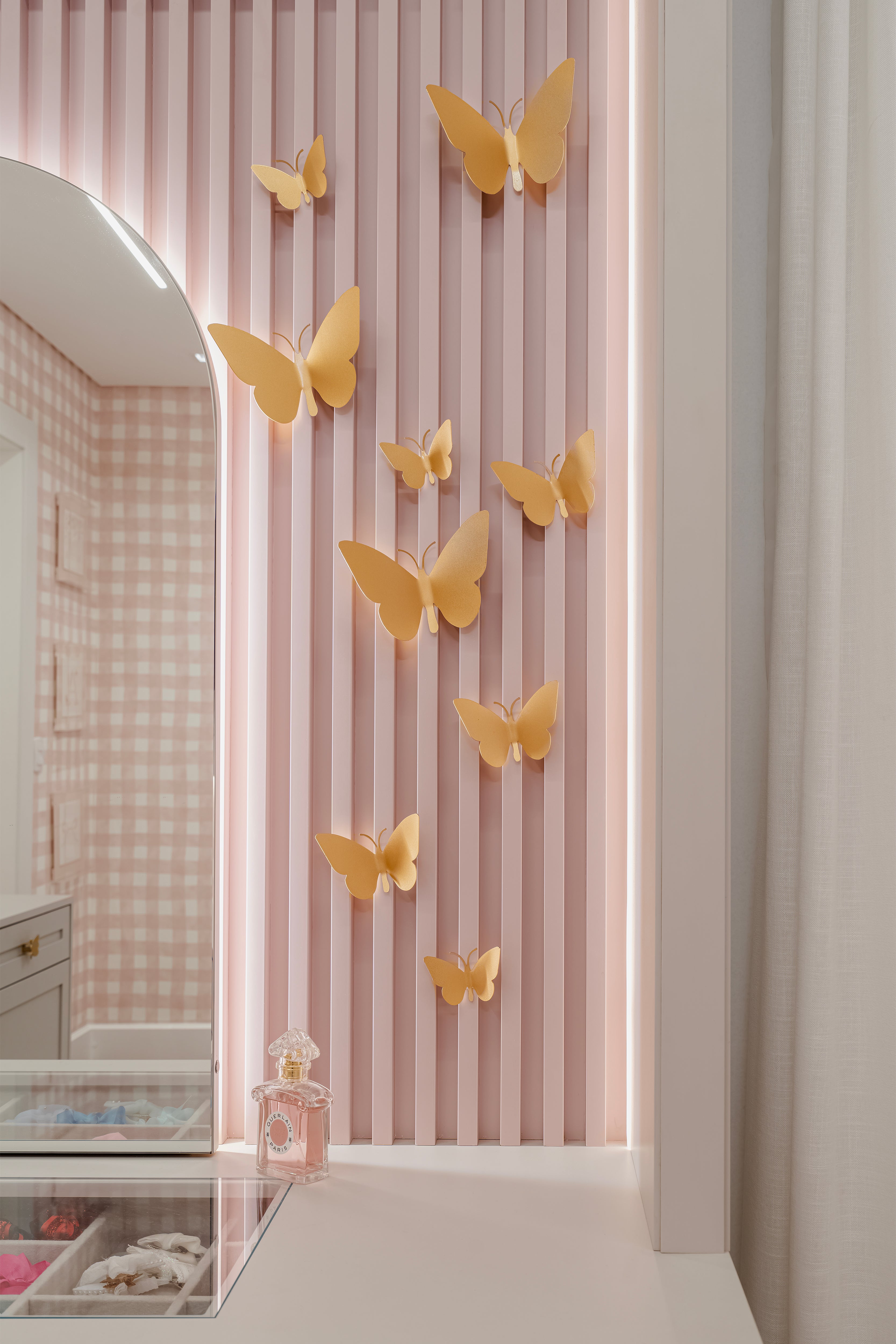 Borboletas Decorativas em Metal - Sonhos de Ninar - UND