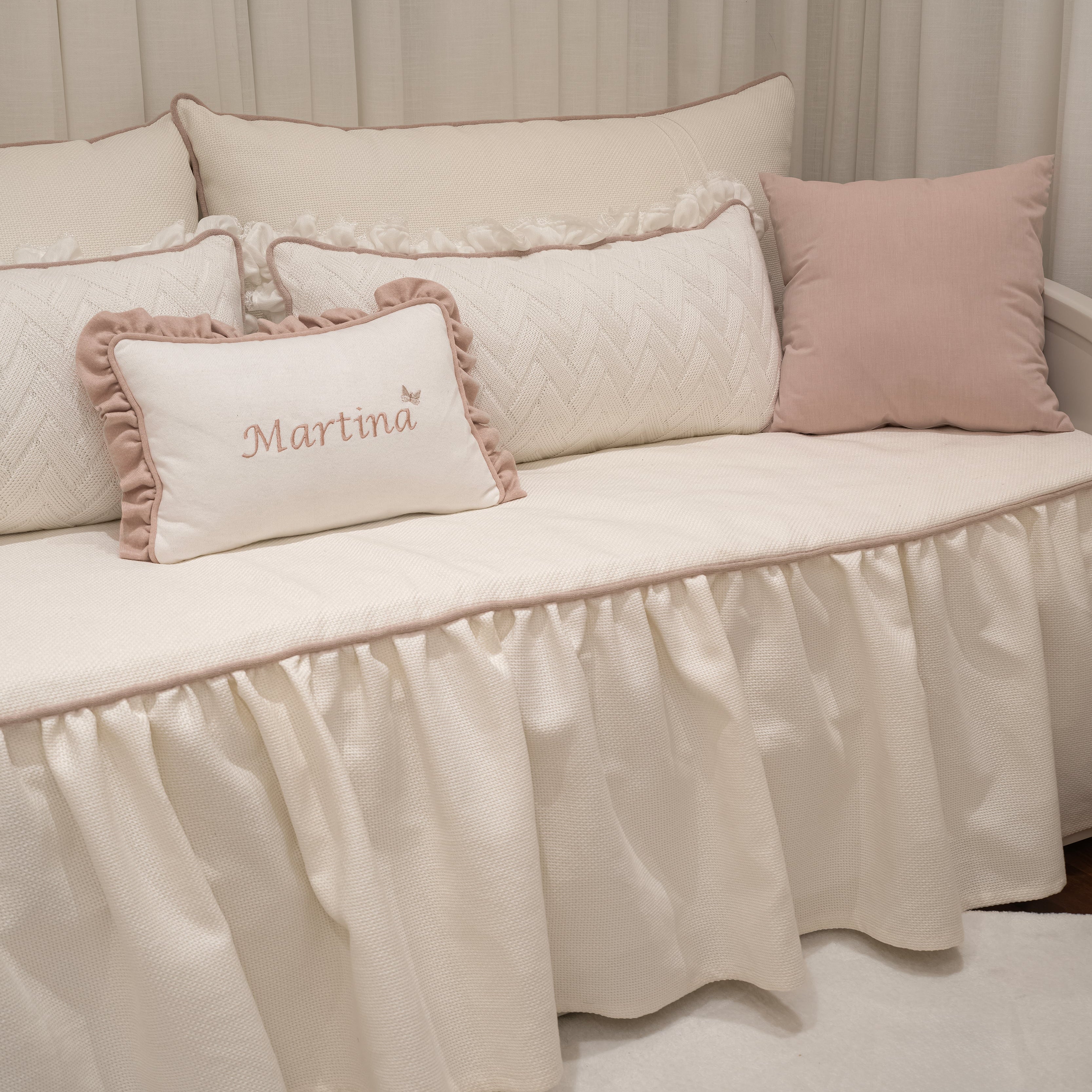 Kit Cama Solteiro Personalizado com Nome - 8 peças