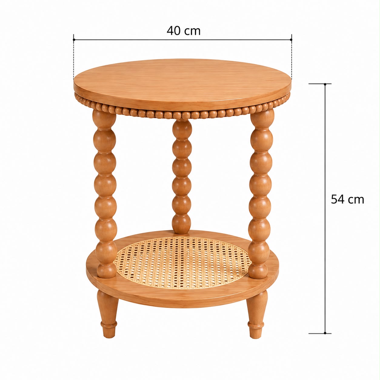 Mesa de Apoio Encanto Sonhos de Ninar – Madeira Maciça com Palha