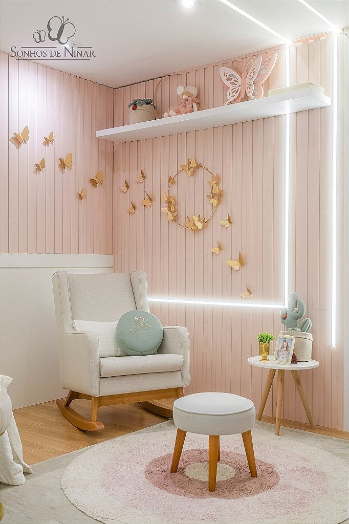 Poltrona Wind Arco Balanço Madeira Sem Saia - 521