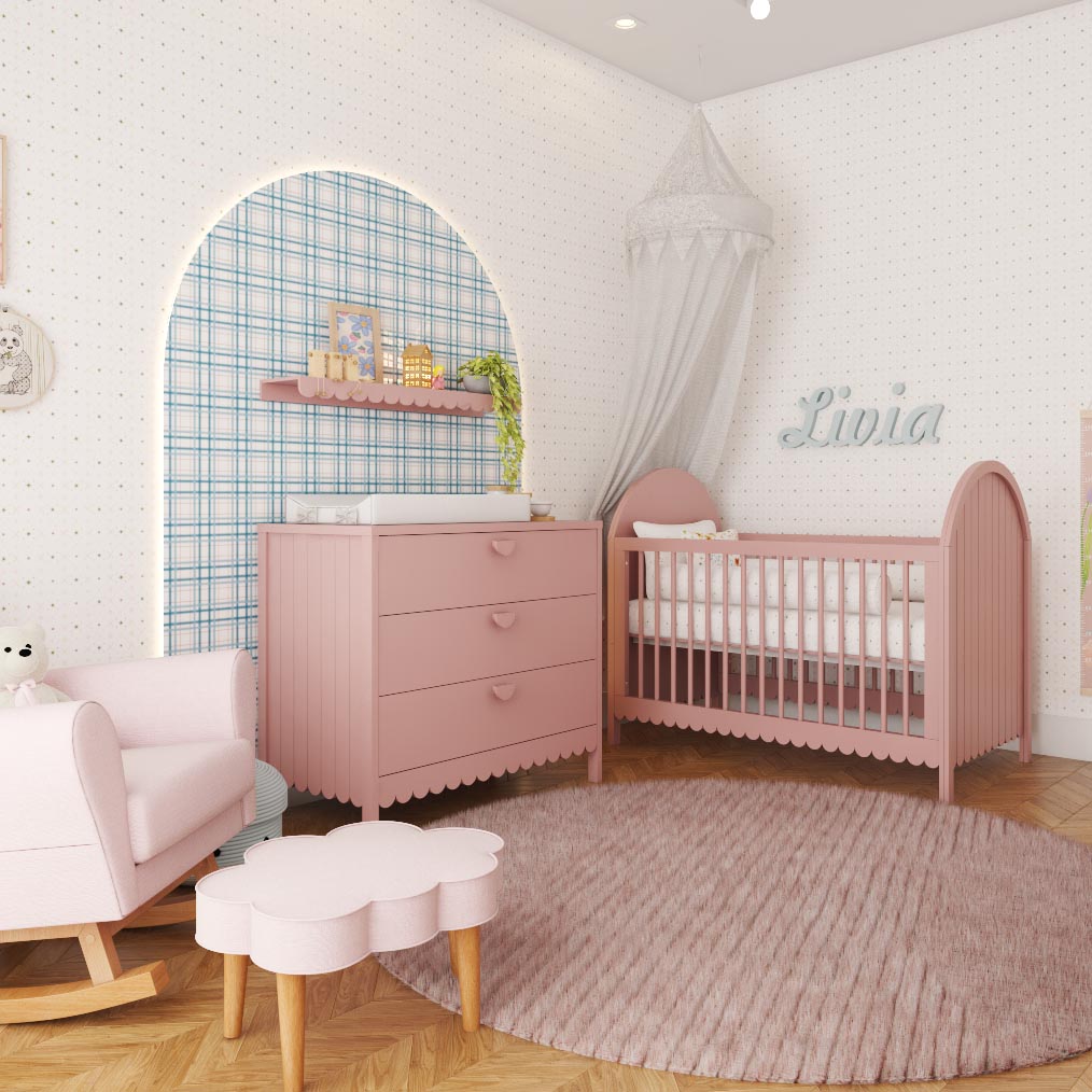 Berço Rococó 2 em 1- 526