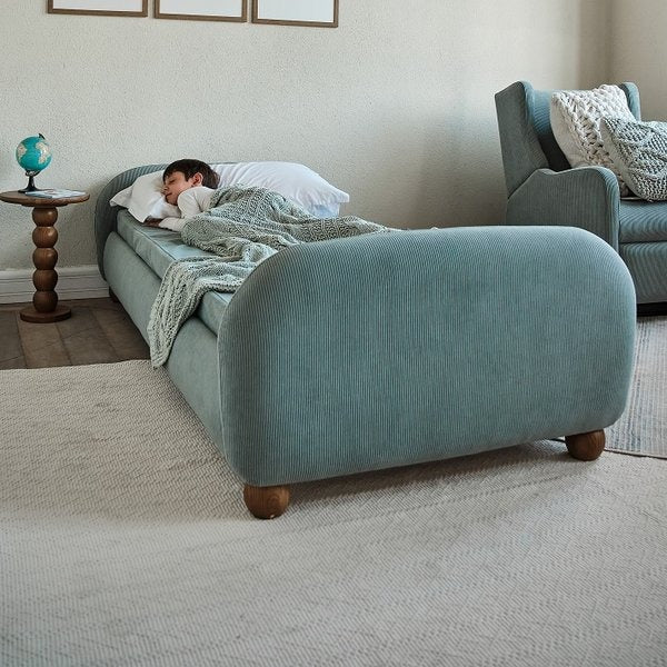 Cama Solteiro Estofada Moon - Com Colchão Solteiro - 521