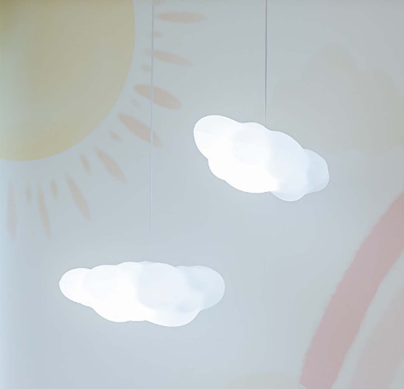 Pendente de Nuvem cor natural 806 FR (2 unidade)