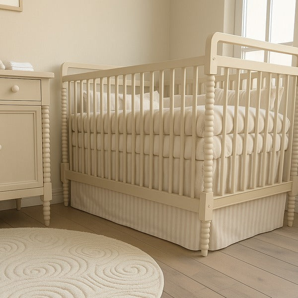 Berço Dot em Madeira Maciça com Mastros Torneados - 521