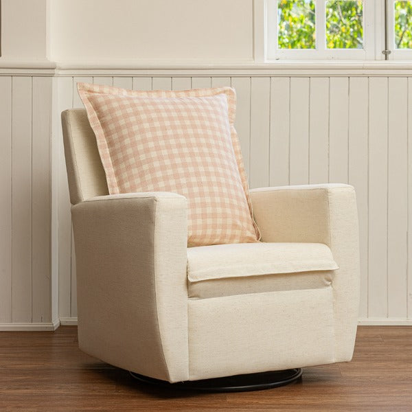 Poltrona Balanço e Giro Serena – Linho Cru