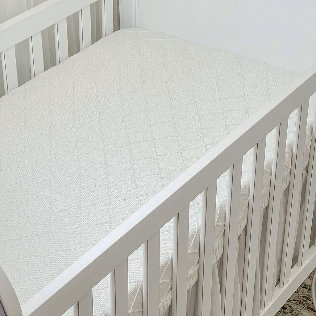 Colcha para berço no Tricô