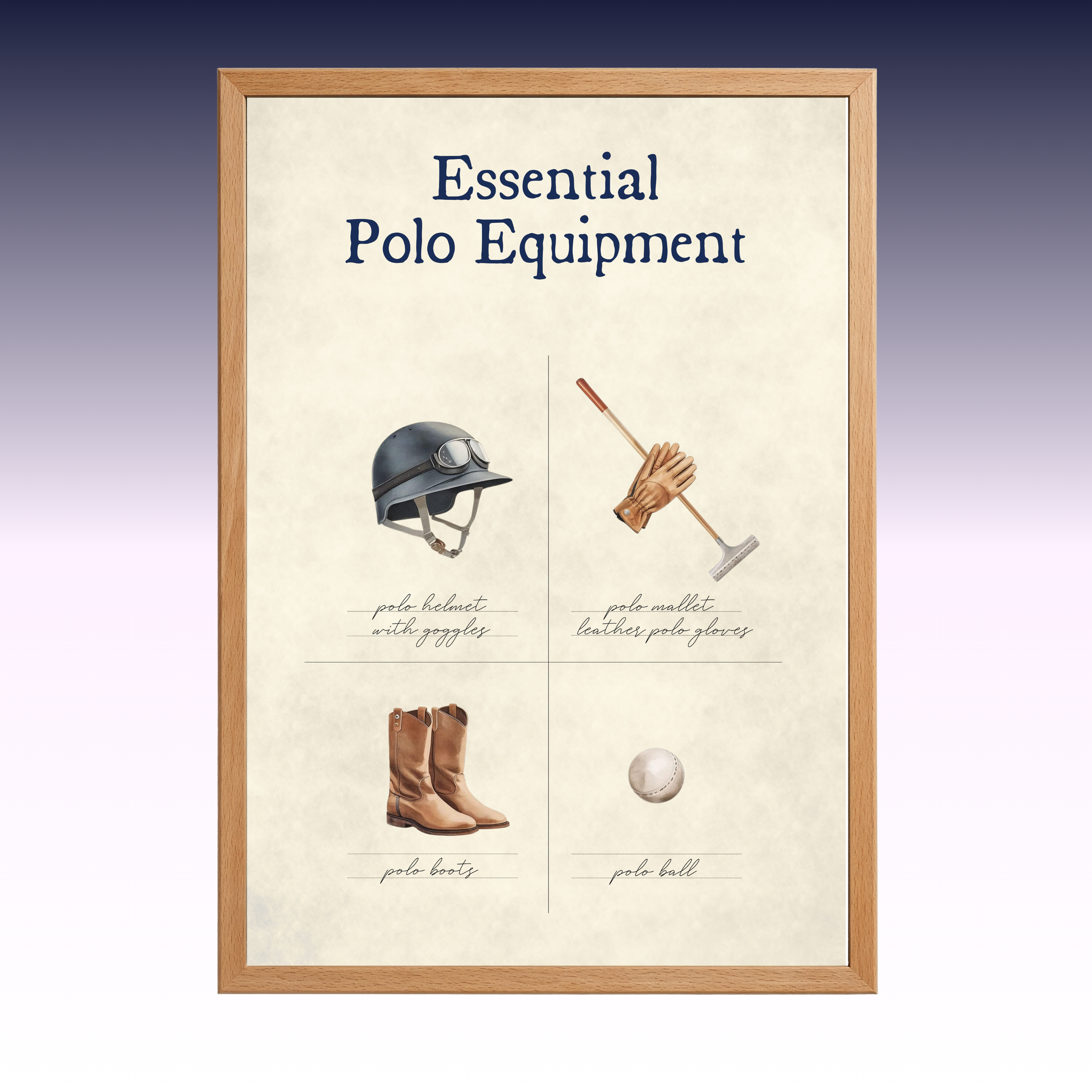 Quadros Decorativos Coleção Polo
