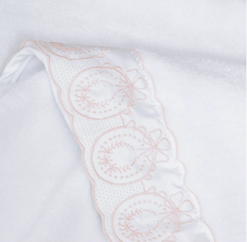 Toalha de Banho Baby 100% Algodão com Capuz Trussardi  - 21782