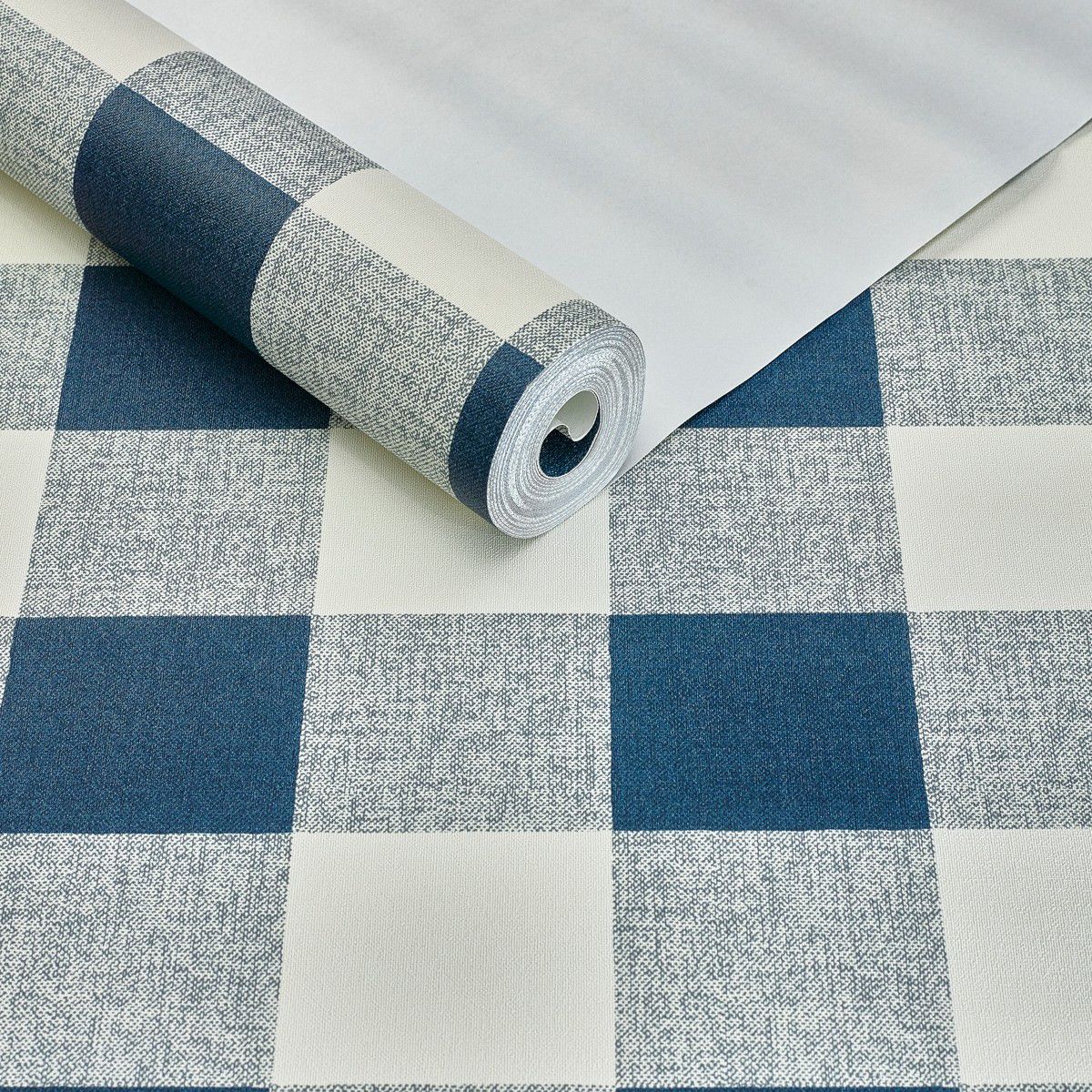 Papel de Parede Xadrez Linen para Quarto de Bebê | Sonhos de Ninar - 22504