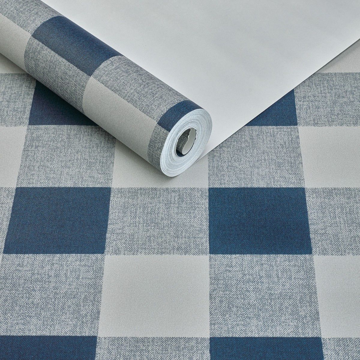 Papel de Parede Xadrez Linen para Quarto de Bebê | Sonhos de Ninar - 22504