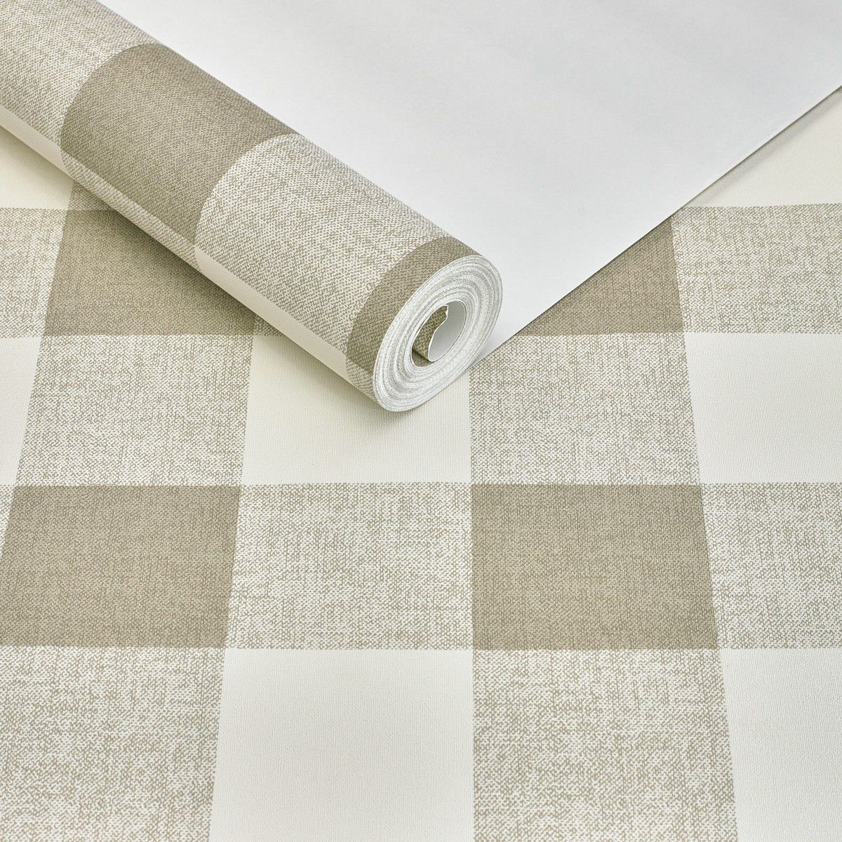 Papel de Parede Xadrez Linen para Quarto de Bebê | Sonhos de Ninar - 22504