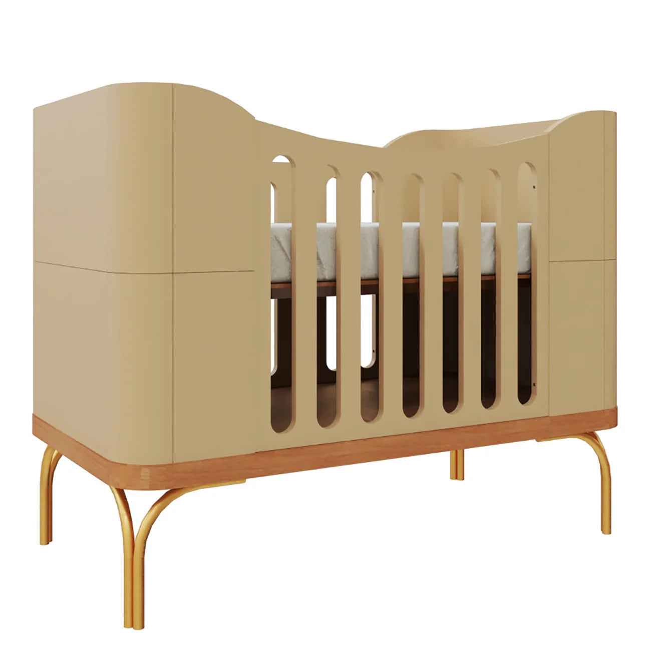 Berço Aquarela 3 em 1 - Cia do Móvel