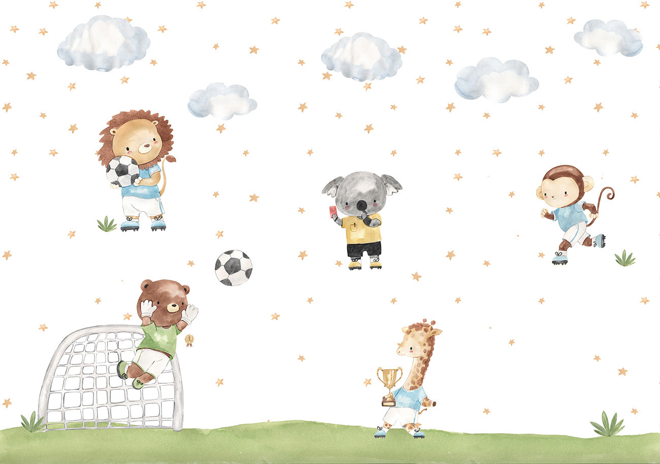 Papel de Parede Futebol Animais