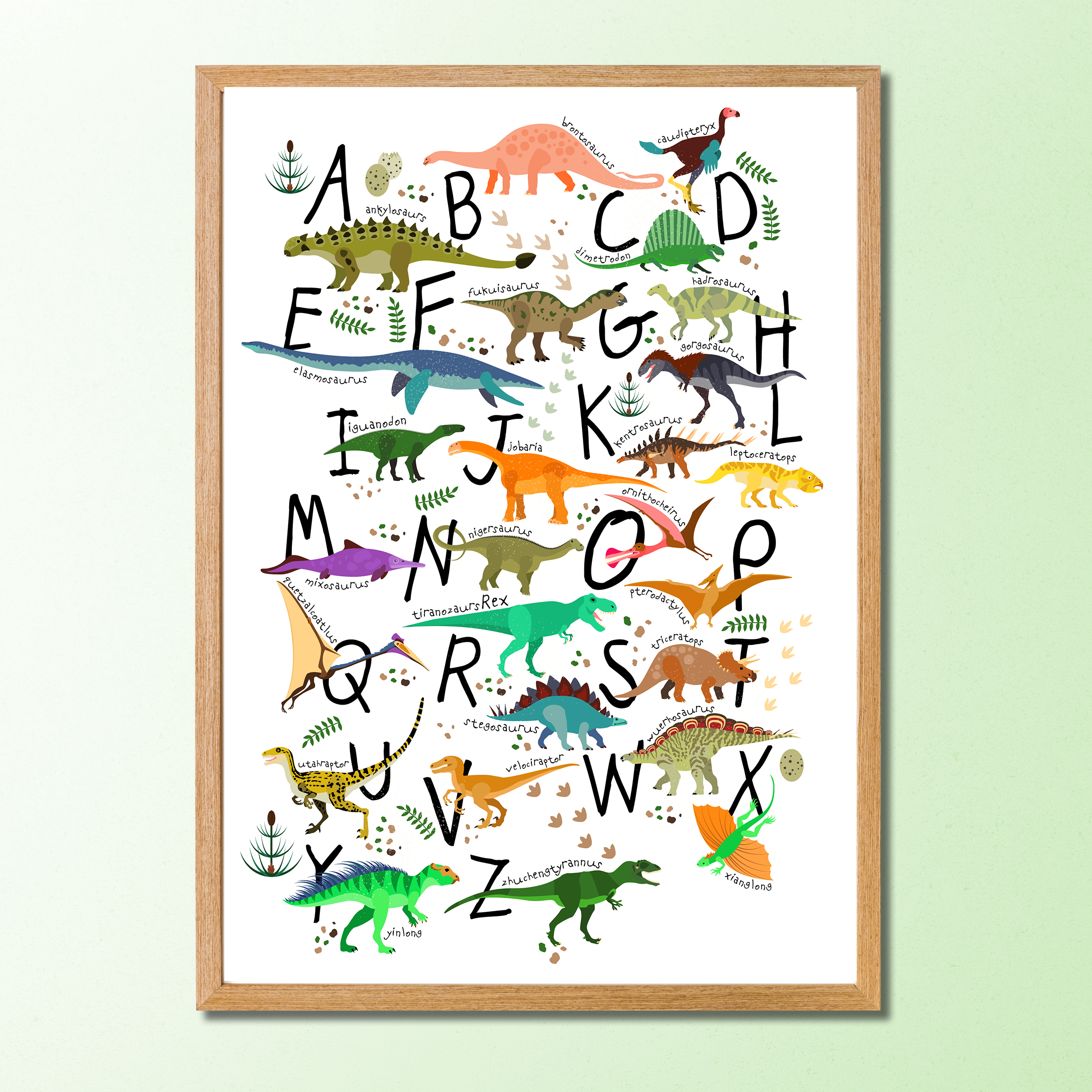 Quadros Decorativos Coleção Dinossauros