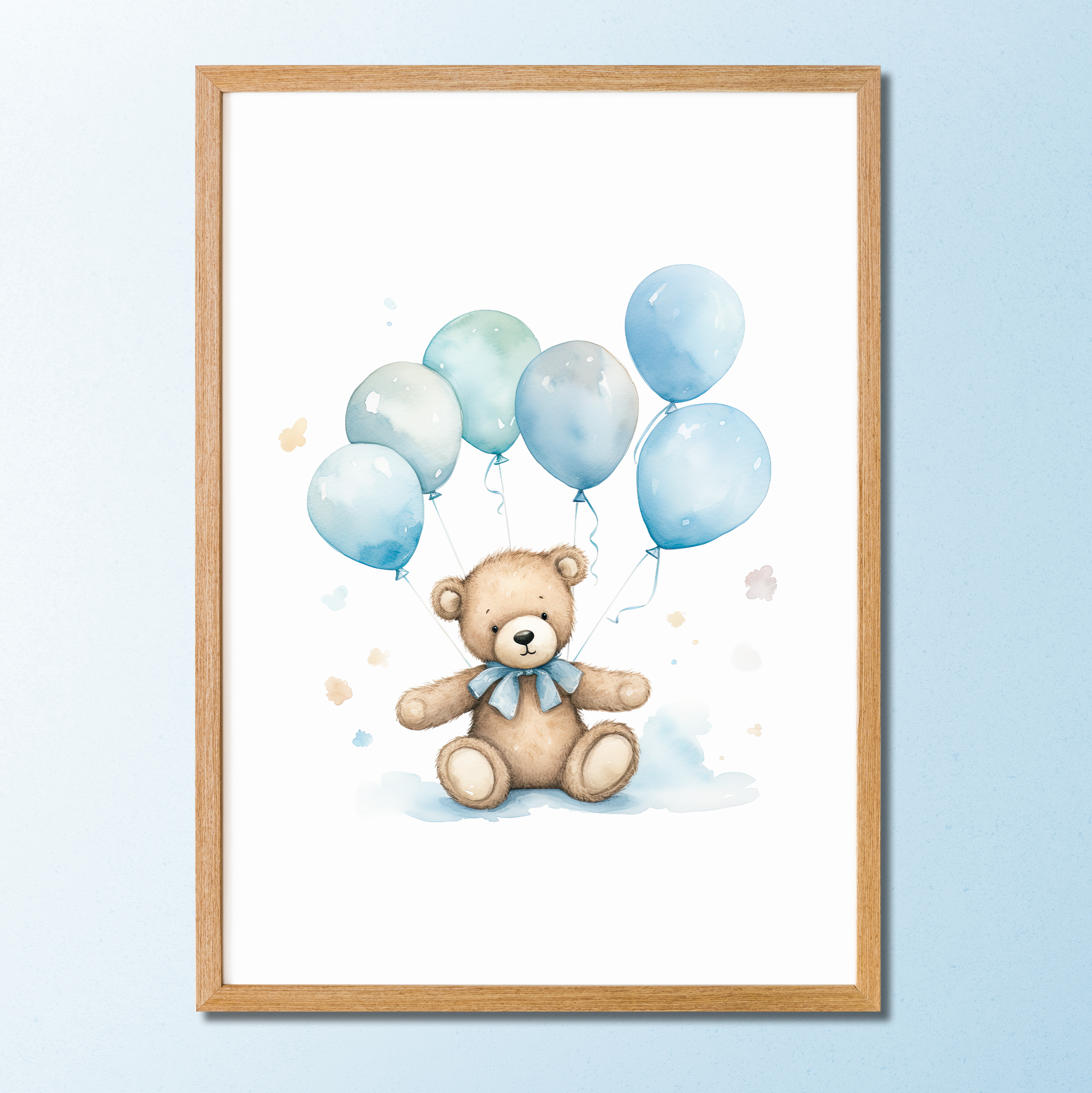 Quadros Decorativos Coleção Teddy Bear Blue 2