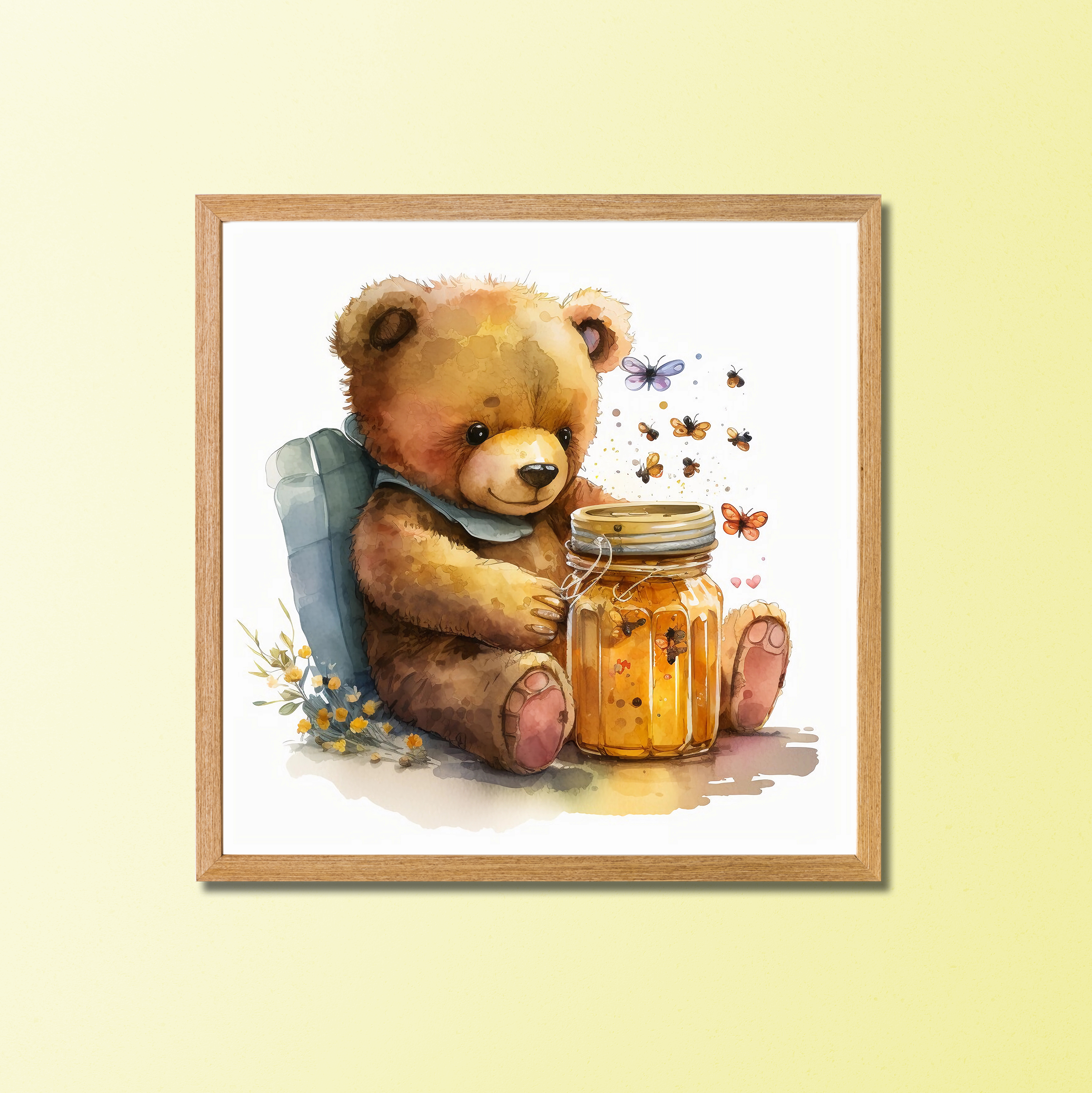 Quadros Decorativos Coleção Ursinhos Mel 3