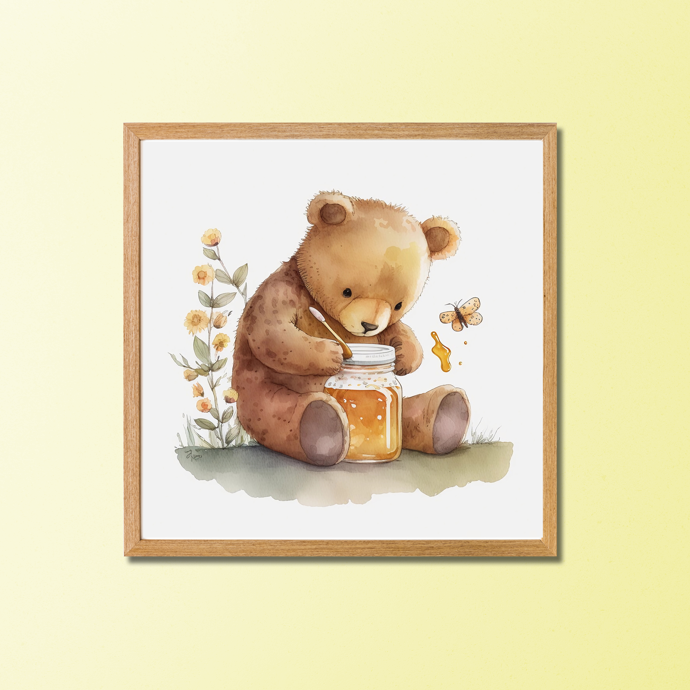 Quadros Decorativos Coleção Ursinhos Mel 1