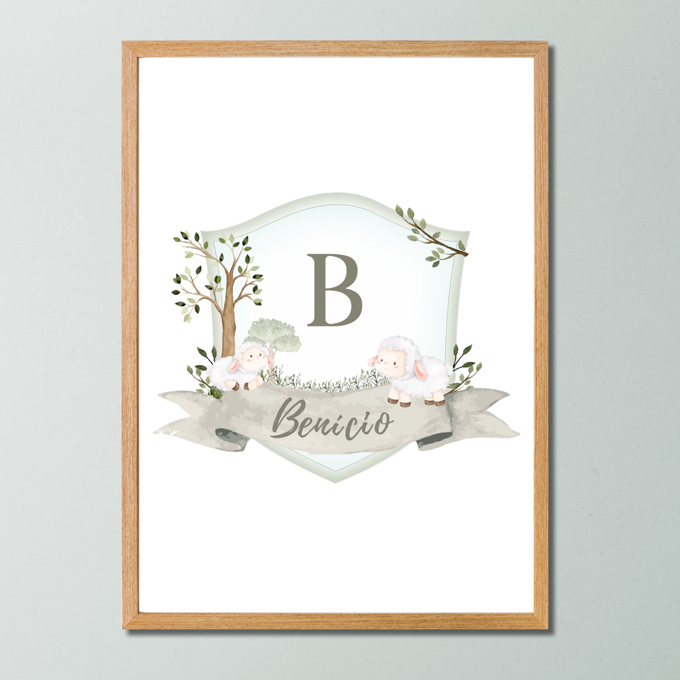 Quadros Decorativos Coleção Monograma Benicio