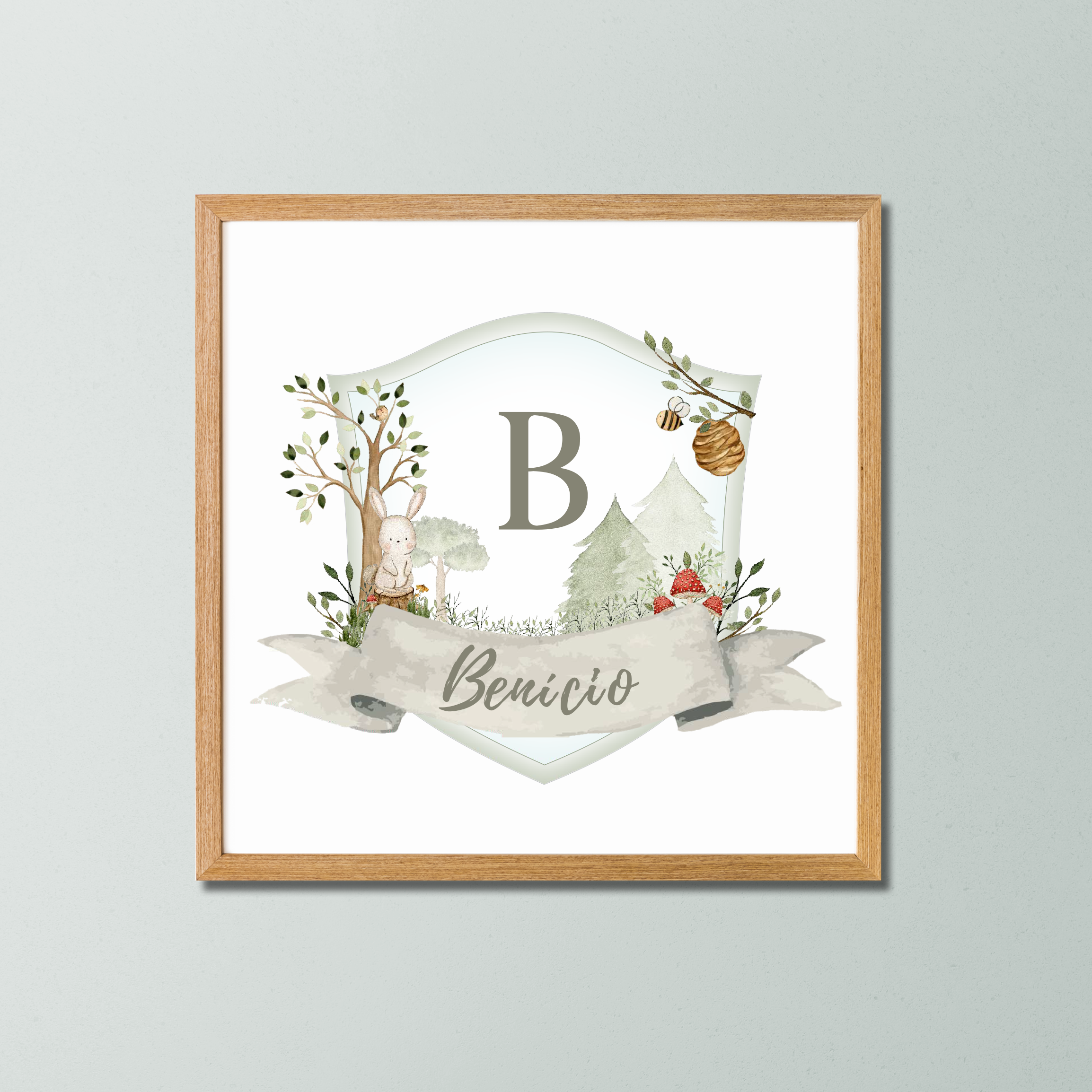 Quadros Decorativos Coleção Monograma Benicio