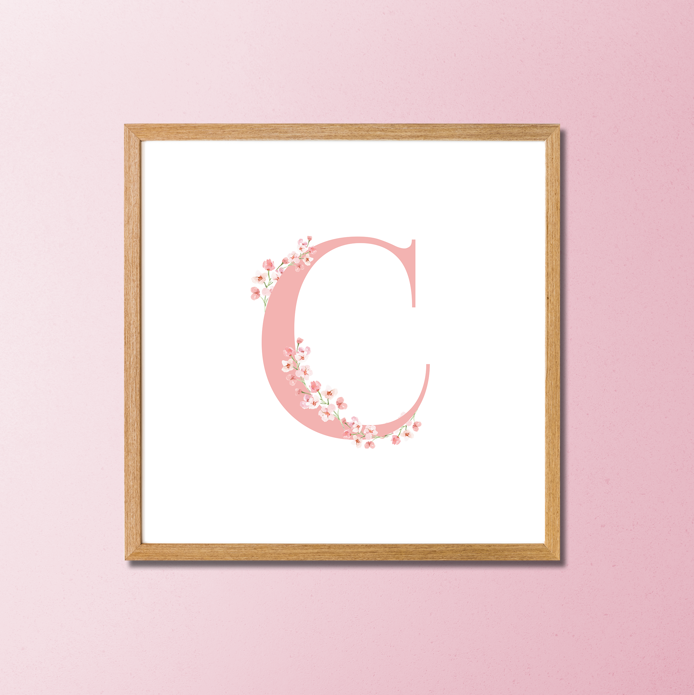 Quadro Decorativo Coleção Monograma Cecilia