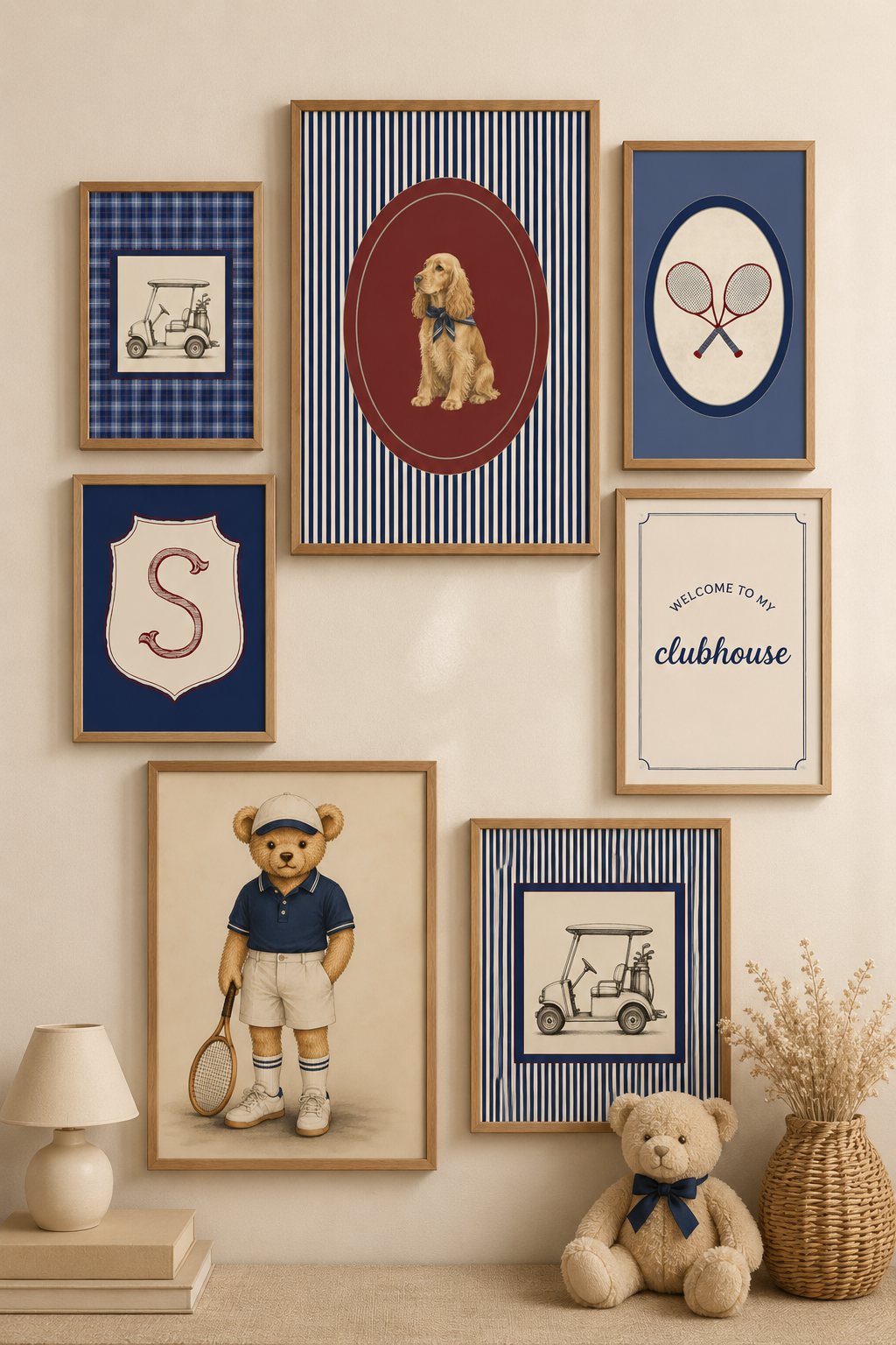 Quadros Decorativos Coleção Tenista