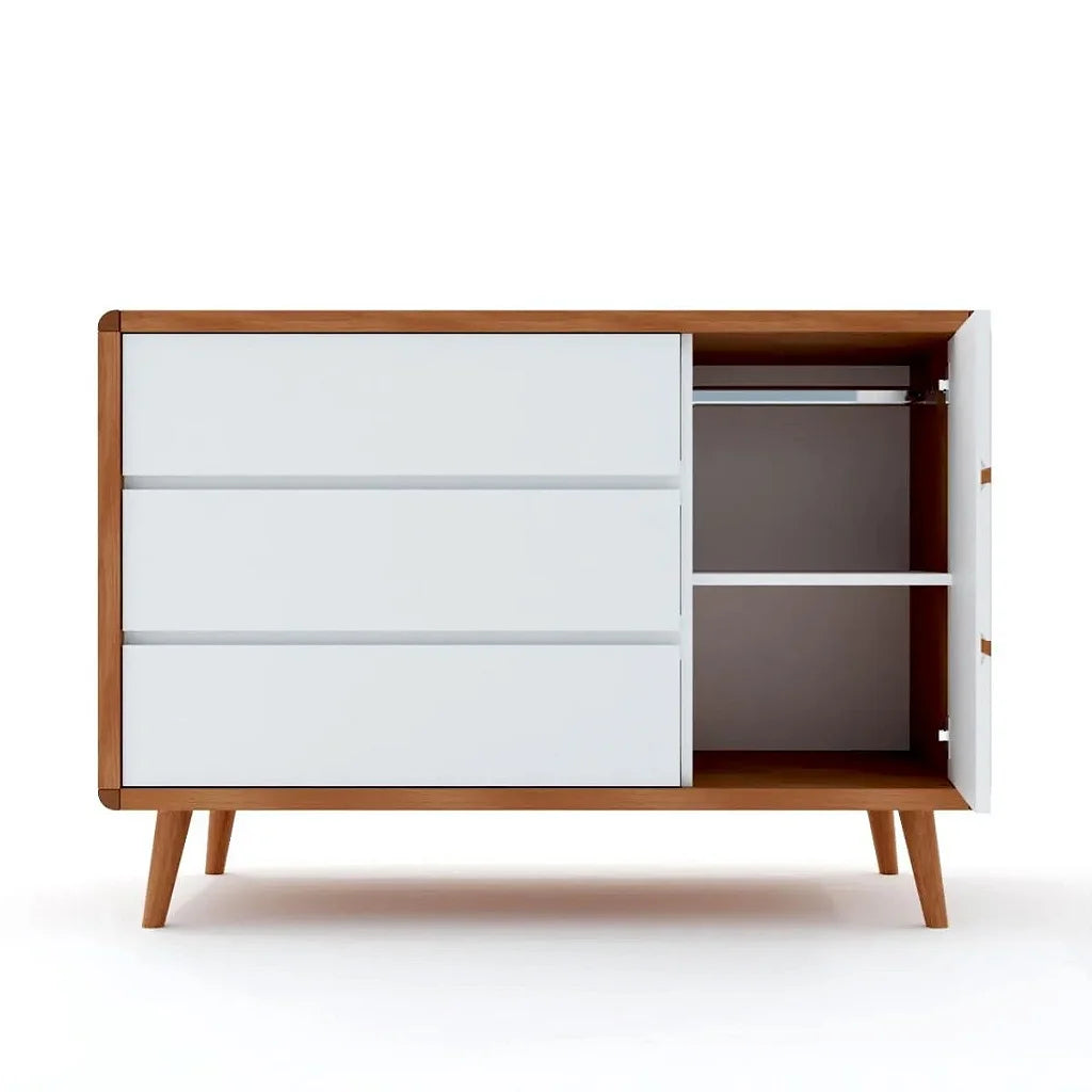 Cômoda Sonhos Up com Porta - Pés Madeira - 526