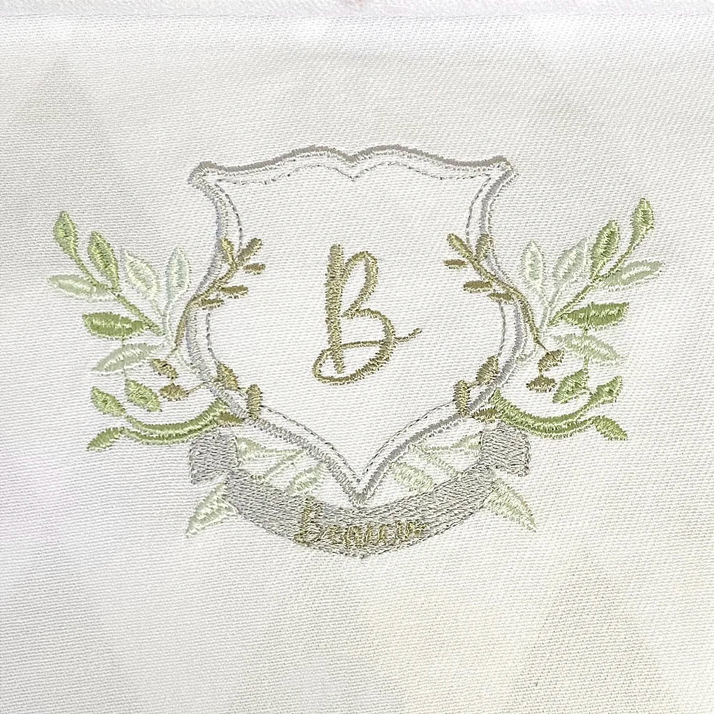 Kit Babitas Toque de Seda Personalizado com Bordado Nome