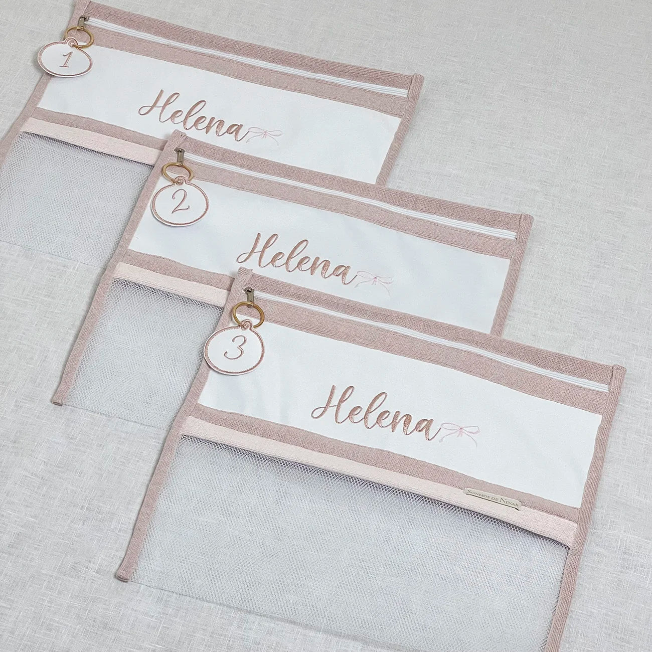 Embalagem Saída de Maternidade Personalizado com Bordado Nome