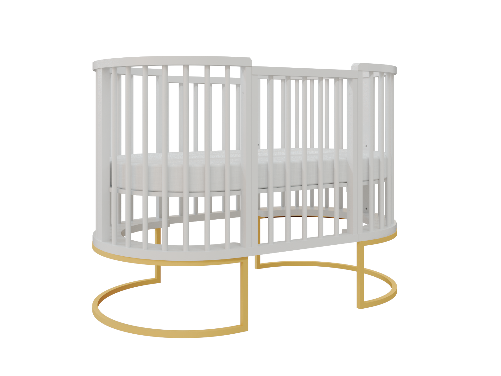 Berço Sonhos Up 4 em 1 pés metálicos - 526